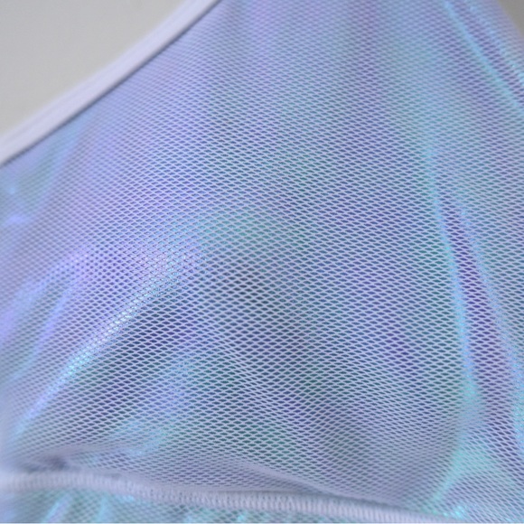 Reebok Iridescent Strappy Bralette Size XL - Picture 5 of 9